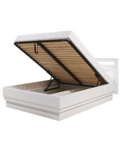 IRMA IM-16/140 biały/biały,d.magia ŁOŻE z poj. kpl