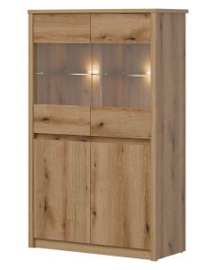 INTENSO IT06 DĄB EVOKE/DĄB EVOKEWITRYNA KPL