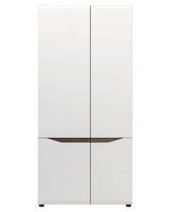 LIONEL LI-8 dąb s./ biały SZAFA 2D kpl.