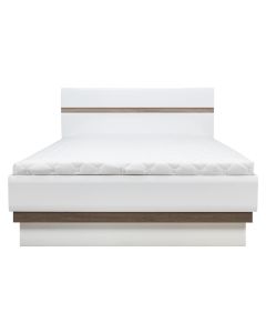 LIONEL LI-12/140 dąb s./ biały ŁOŻE kpl.