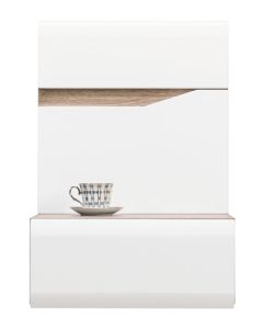 LIONEL LI-15 dąb s/biały SZAF.NOCNA WISZ PRAWA kpl