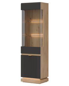 MILTON ML05 DĄB CREM TORRO ANTRACYT WITRYNA L/P KP