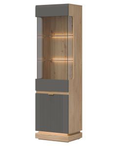 MILTON ML05 DĄB CREM TORRO SZARY WITRYNA L/P KPL