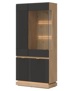 MILTON ML06 DĄB CREM TORRO ANTRACYT WITRYNA KPL