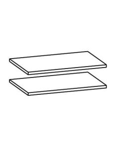 MONTANA MT05 PÓŁKI SZAFA MT02 BIAŁY KPL