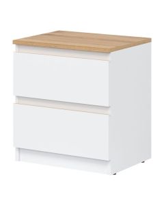 REMI RM12 BIAŁY/DĄB EVOKE SZAFKA KPL