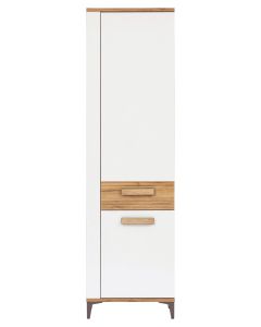 SNOBI SB10 DĄB CRAFT ZŁ/BIEL ALP REGAŁ L/P KPL