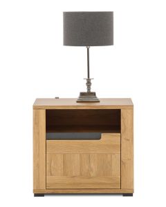 YORK Y-17 dąb grandson/grafit SZAFKA NOCNA P kpl.