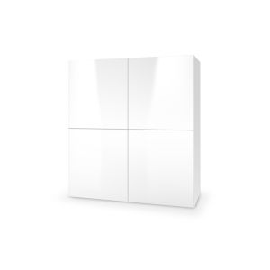 LIVO KM-100 komoda stojąca biały (1p=1szt)