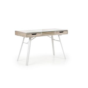 B33 biurko dąb sonoma-biały (1p=1szt)