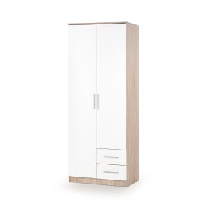LIMA S-2 szafa dąb sonoma / biały (2p=1szt)