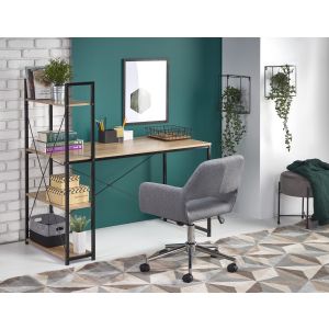 NARVIK B1 biurko czarny / dąb sonoma (1p=1szt)