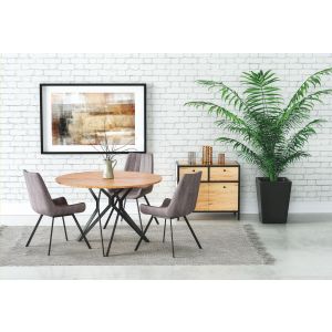 PIXEL2 stół dąb złoty / czarny (2p=1szt)