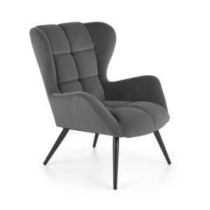 TYRION fotel wypoczynkowy popielaty