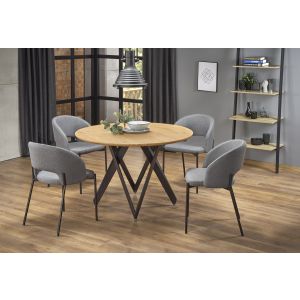 MOZAMBIK stół, blat - dab złoty, stelaż - czarny (2p=1szt)