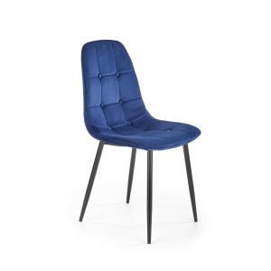 K417 krzesło granatowy velvet (1p=4szt)