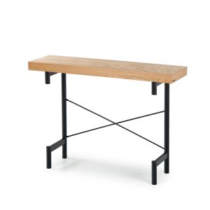 INFERNO konsolka dąb naturalny - czarny (1p=1szt)