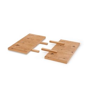 MASSIVE przedłużki 45x90cm - komplet jasny dąb/czarny (1p=1kpl)