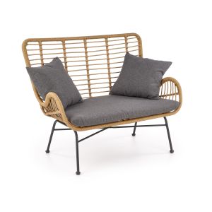 IKARO XL sofa naturalny-popiel (1p=2szt)