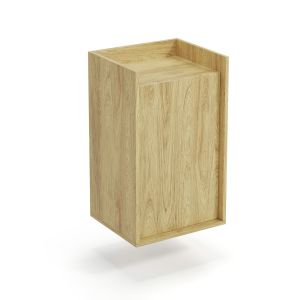 MOBIUS SZAFKA 1D korpus: hikora naturalna, fronty - hikora naturalna (1p=1szt)