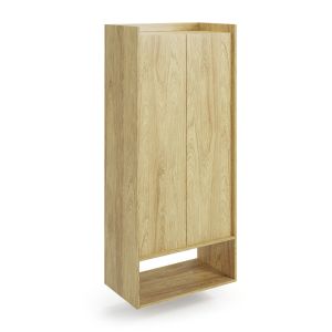 MOBIUS REGAŁ 2D korpus: hikora naturalna, fronty - hikora naturalna (2p=1szt)