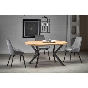 PERONI stół rozkładany dąb złoty - czarny (2p=1szt)