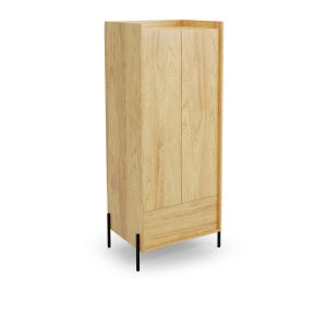 MOBIUS SZAFA 2D korpus: hikora naturalna, fronty - hikora naturalna (3p=1szt)