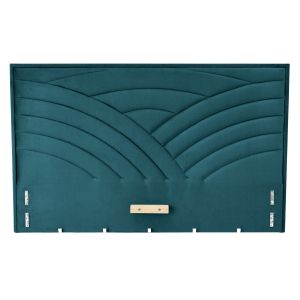 MODULO W3 łóżko 160 - wezgłowie ciemny zielony tap. Monolith 37 (1p=1szt)