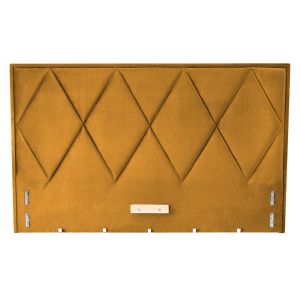 MODULO W4 łóżko 160 - wezgłowie musztardowy tap. Monolith 48 (1p=1szt)