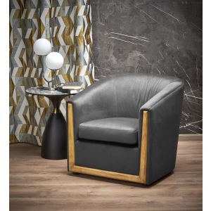 ENRICO fotel wypoczynkowy, popielaty (1p=1szt)