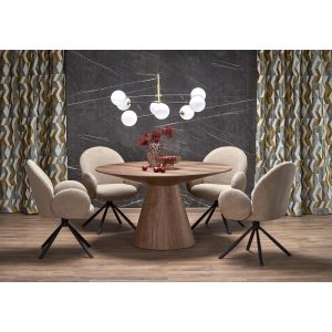 HENDERSON stół okrągły, orzechowy (2p=1szt)