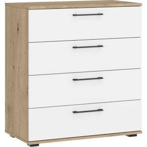 FORMO system szaf modułowych - KOMODA KM-1 dąb artisan/biały (1P=1SZT)