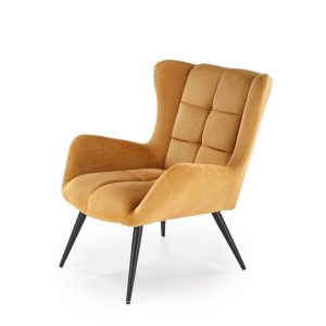 BYRON fotel wypoczynkowy musztardowy (1p=1szt)