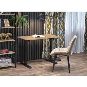 B53 biurko biurko z funkcją regulacji wysokości, dąb artisan / czarny (2p=1szt)