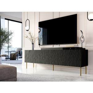 JUNGLE RTV czarny mat/ czarny mat