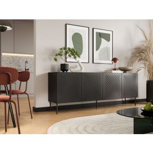 SIENA komoda 200 czarny