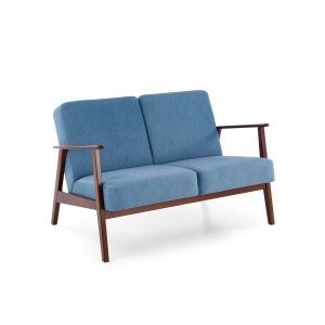 MILANO 2S sofa - niebieski tap. Castel 74 (1p=1szt)