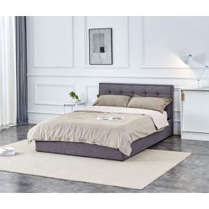 PADVA 140cm łóżko z pojemnikiem popielaty (2p=1szt)