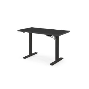 B54 biurko z funkcją regulacji wysokości, blat - czarny, stelaż - czarny (2p=1szt)