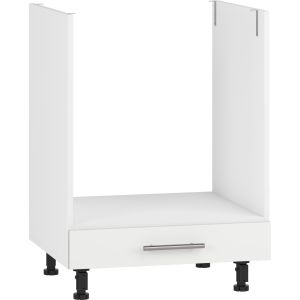 VENTO DP-60/82 szafka dolna pod zabudowę piekarnika front: biały mat (1p=1szt) szuflada