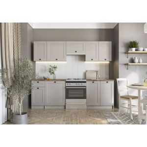 VIVIAN 240 kuchnia zestaw korpus: kaszmir, fronty: kaszmir (10p=1kpl)