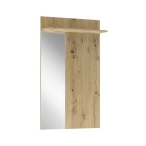 LIMA PR-1 wieszak z lustrem dąb artisan (1p=1szt)