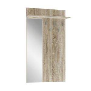 LIMA PR-1 wieszak z lustrem dąb sonoma (1p=1szt)