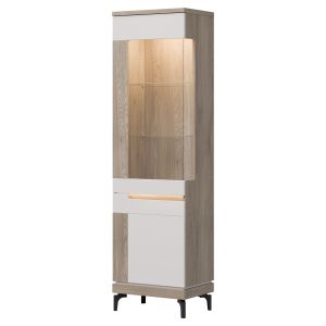 ASTON AN05 DĄB CREMONA/KASZMIR WITRYNA L  KPL