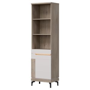 ASTON AN07 DĄB CREMONA/KASZMIR REGAŁ L  KPL