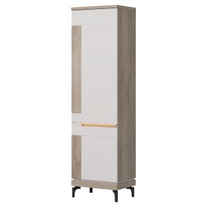 ASTON AN09 DĄB CREMONA/KASZMIR SZAFKA L KPL