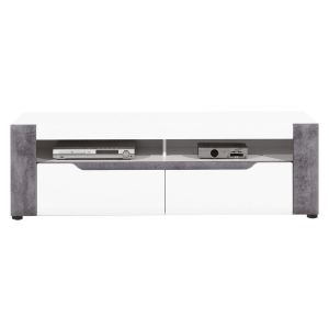 BRANDO B-1 biały,beton,biały połysk RTV kpl.