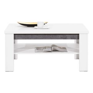 BRANDO B-9 biały,beton ŁAWA kpl.