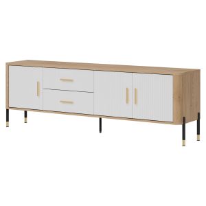 DANTE DT02 DĄB CREMONA T/BIAŁY MAT RTV KPL