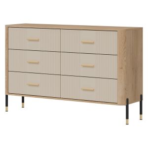 DANTE DT04 DĄB CREMONA T/KASZMIR MAT KOMODA KPL